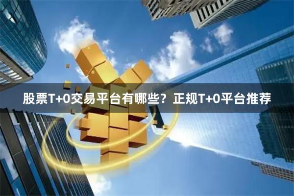 股票T+0交易平台有哪些？正规T+0平台推荐
